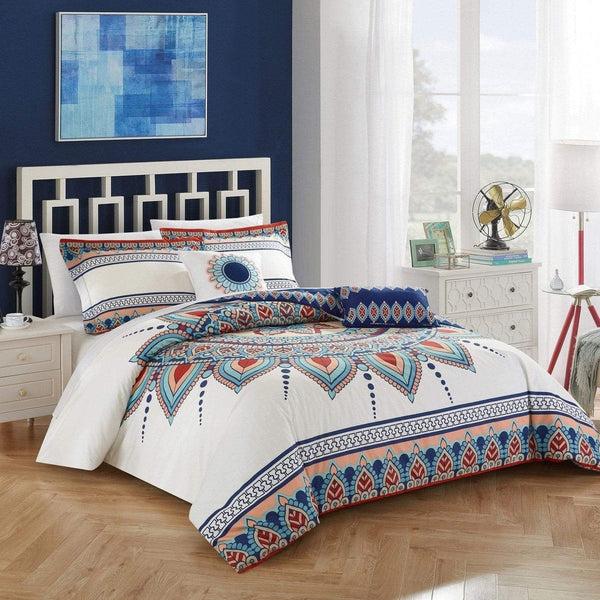 chic home Bethany 5 Piece Cotton Comforter Set