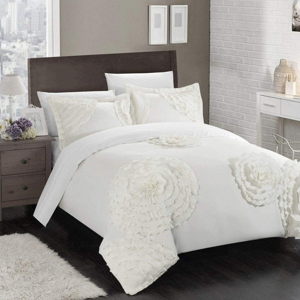 Chic Home Birdy 7 Piece Floral Duvet Cover Set