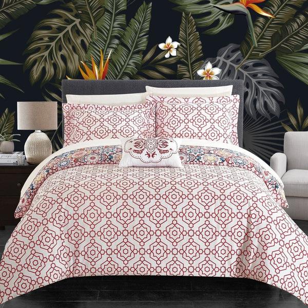 Chic Home Bristol 8 Piece Cotton Duvet Cover Set