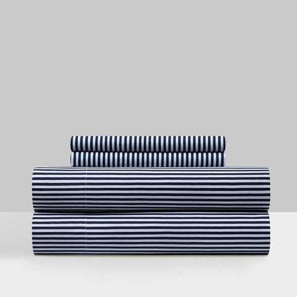 chic home Brooke 4 Piece Striped Sheet Set