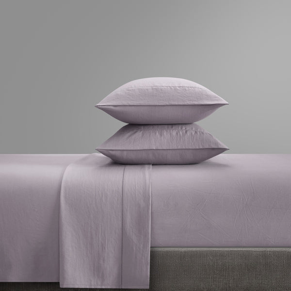 Chic Home Casey 4 Piece Washed Fabric Sheet Set