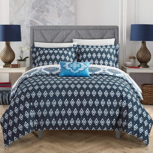 Chic Home Cedar 4 Piece Cotton Duvet Cover Set