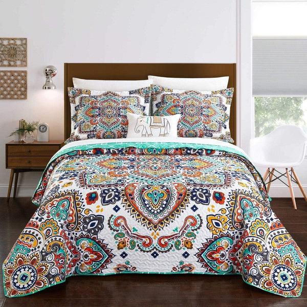 chic home Chagit 4 Piece Boho Quilt Set