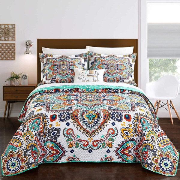 chic home Chagit 8 Piece Boho Quilt Set
