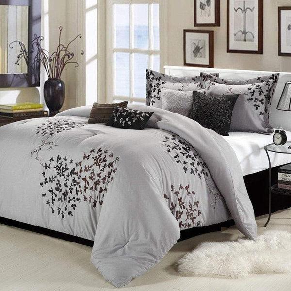 Chic Home Cheila 8 Piece Floral Comforter Set