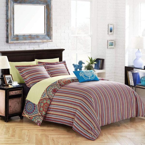 Chic Home Chennai 8 Piece Reversible Comforter Set