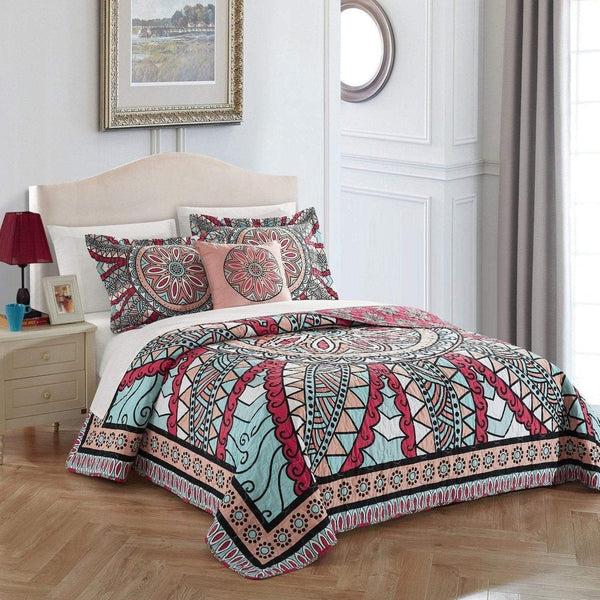chic home Collin 4 Piece Cotton Quilt Set