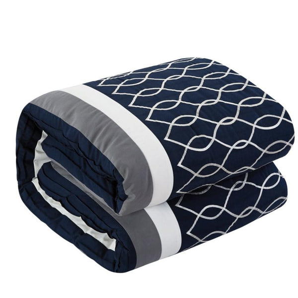 Chic Home Dinah 24 Piece Color Block Comforter Set