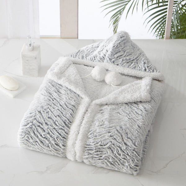 chic home Dohwa Sherpa Lined Snuggle Hoodie