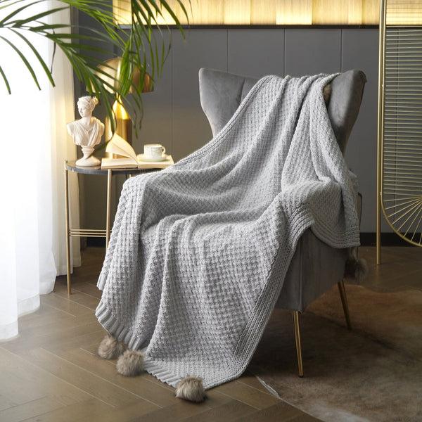 chic home Dorsey Knitted Throw Blanket