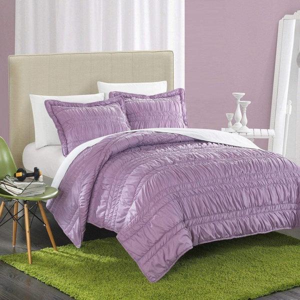 Chic Home Dreamer 3 Piece Ruffled Quilt Set