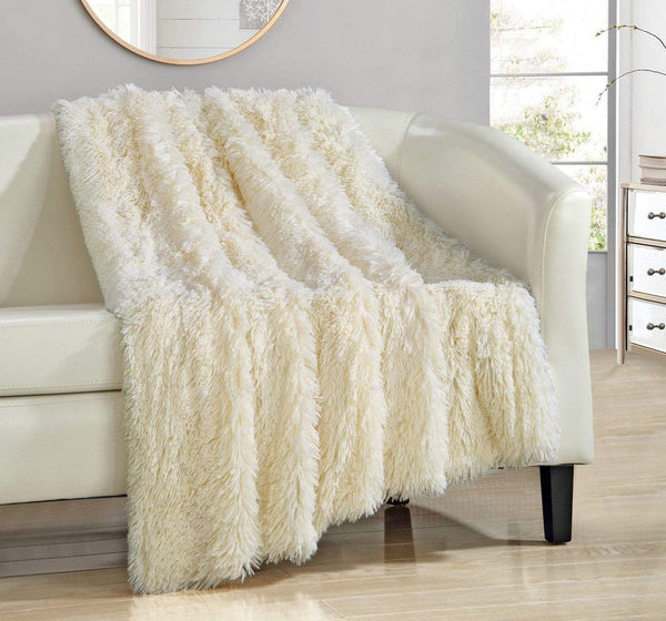 Chic Home Elana Shaggy Faux Fur Throw Blanket