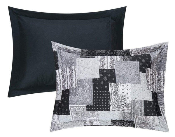 Chic Home Eliana 8 Piece Patchwork Boho Quilt Set