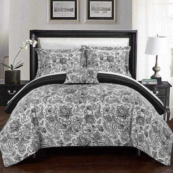 Chic Home Eliza 4 Piece Floral Duvet Cover Set