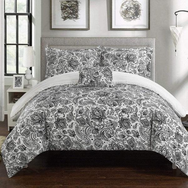 Chic Home Eliza 8 Piece Floral Duvet Cover Set