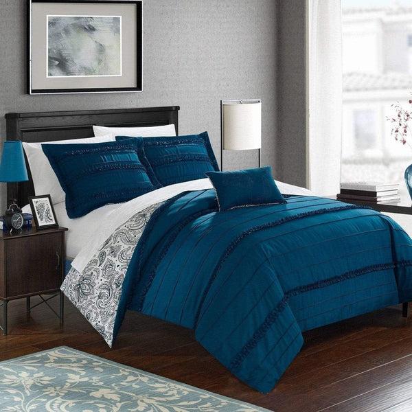 Chic Home Eliza 8 Piece Floral Duvet Cover Set