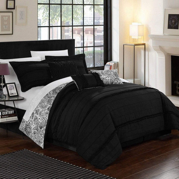 chic home Elle 11 Piece Reversible Comforter Set
