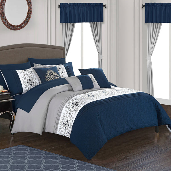 Chic Home Emily 20 Piece Floral Comforter Set