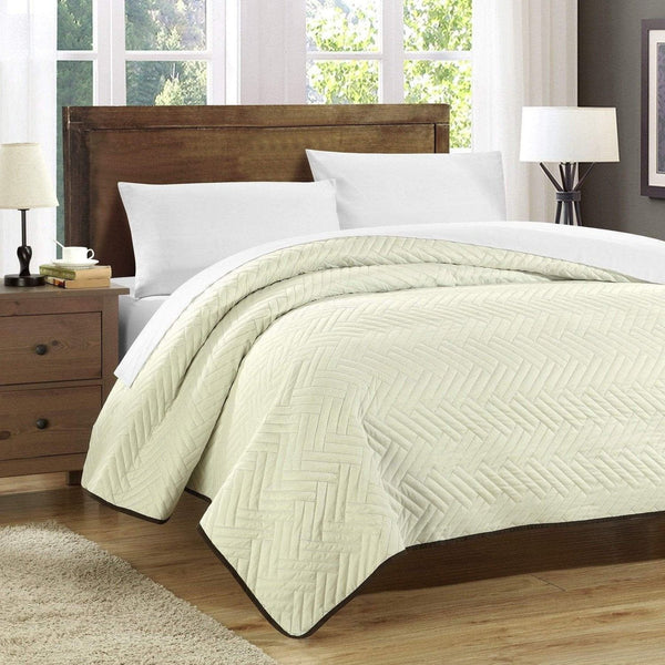 chic home Enigma 1 Piece Reversible Quilt Set