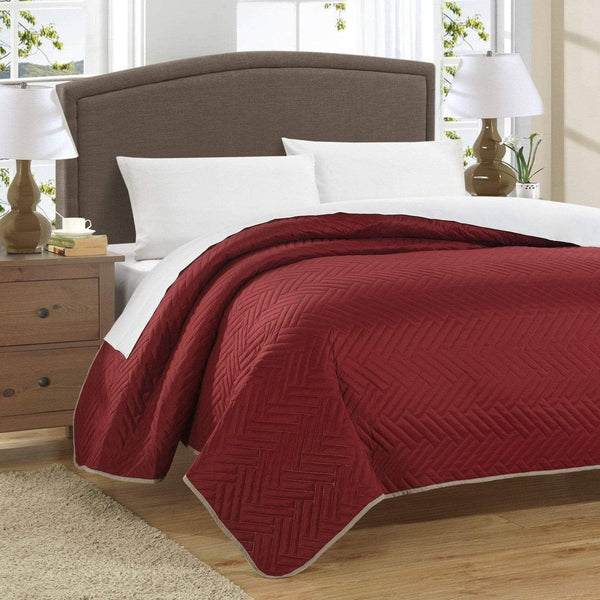 chic home Enigma 5 Piece Reversible Quilt Set