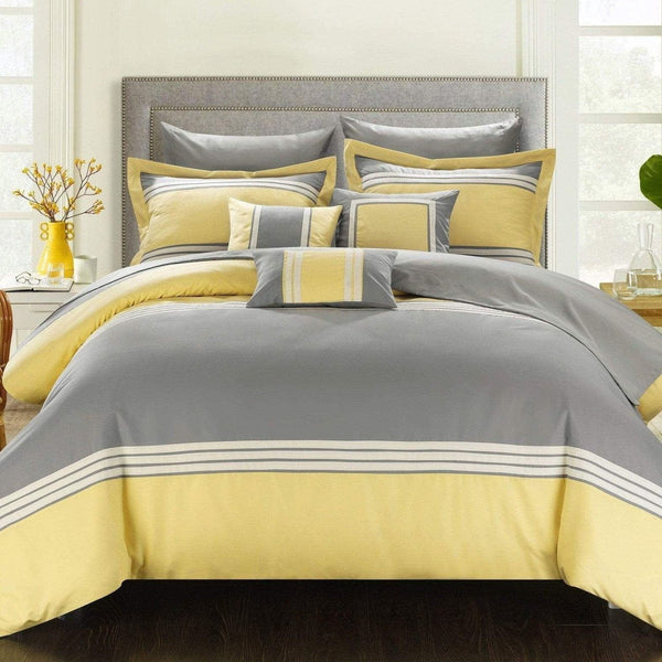 chic home Falcon 10 Piece Color Comforter Set