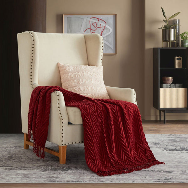 chic home Foremost Ruched Throw Blanket