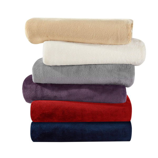Chic Home Gaten Micro Mink Fleece Throw Blanket