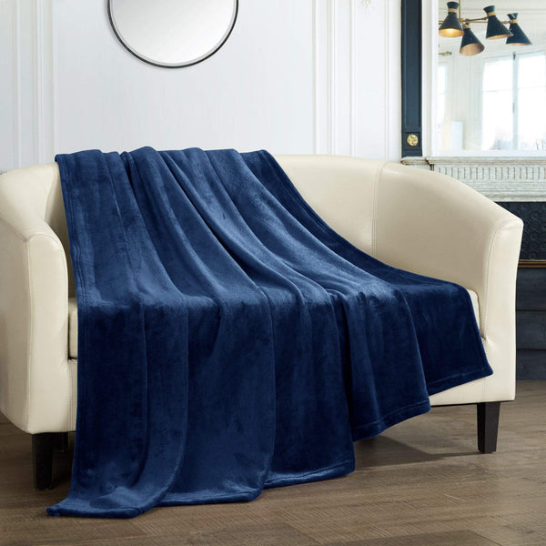 Chic Home Gaten Micro Mink Fleece Throw Blanket