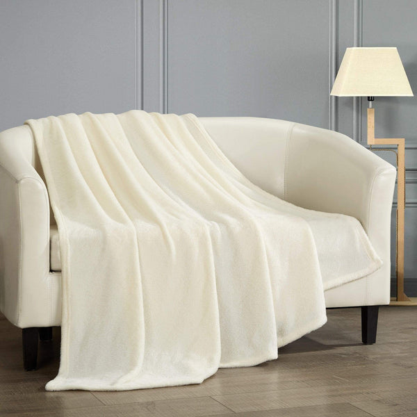 chic home Gaten Micro Mink Fleece Throw Blanket