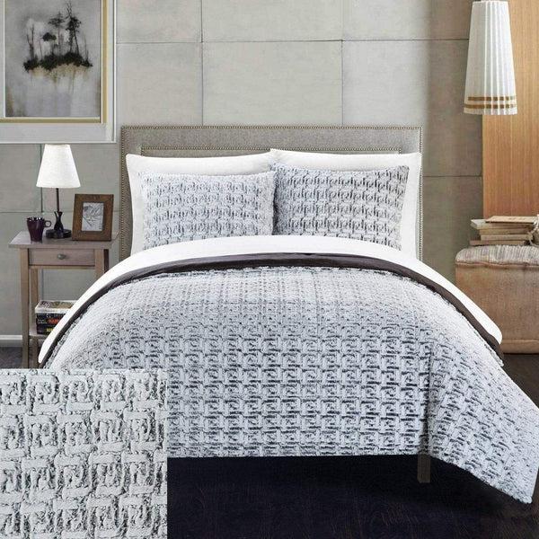 Chic Home Greece 7 Piece Faux Fur Comforter Set
