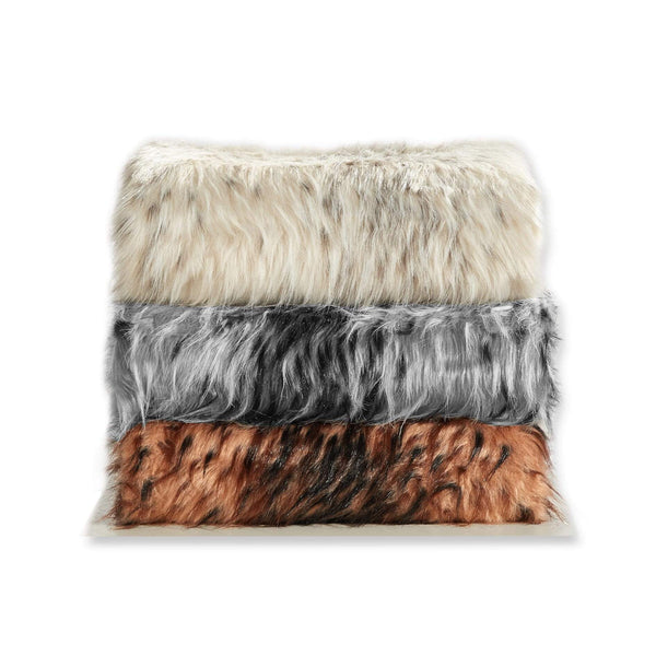 Chic Home Hadar Two Tone Faux Fur Throw Blanket