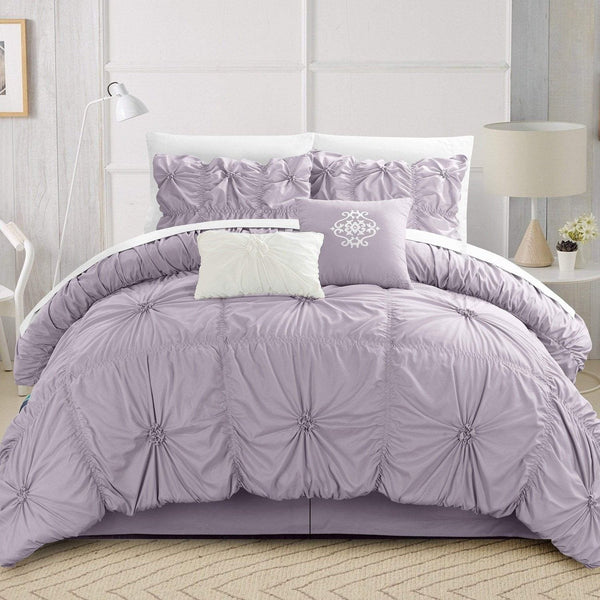 chic home Halpert 6 Piece Floral Comforter Set