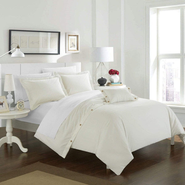 Chic Home Hartford 8 Piece Cotton Duvet Cover Set