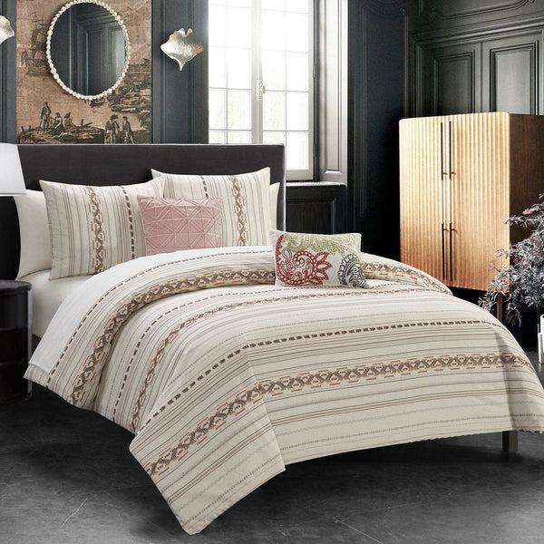 Chic Home Hewitt 5 Piece Cotton Comforter Set