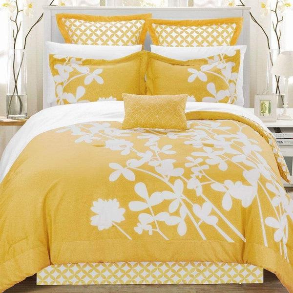 chic home Iris 11 Piece Floral Comforter Set