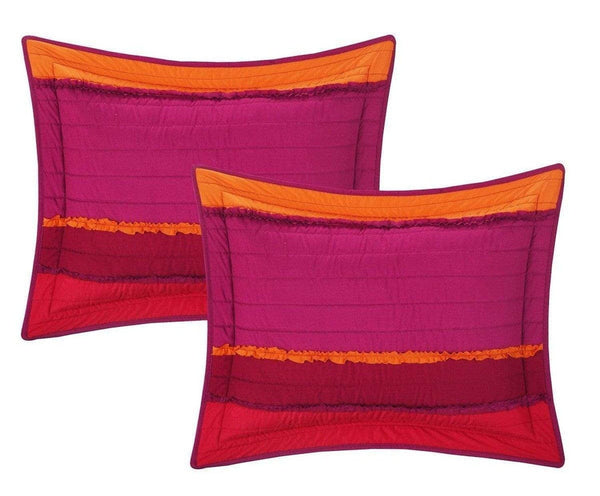 Chic Home Italica 4 Piece Pleated Quilt Set