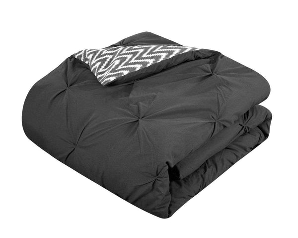 Chic Home Jacky 4 Piece Reversible Comforter Set