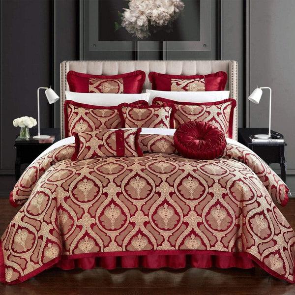 chic home Jodamo 9 Piece Jacquard Comforter Set