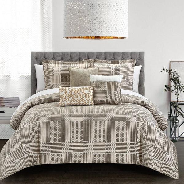 chic home Jodie 6 Piece Chenille Comforter Set