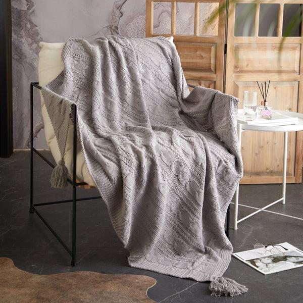 Chic Home Jorja Knitted Throw Blanket