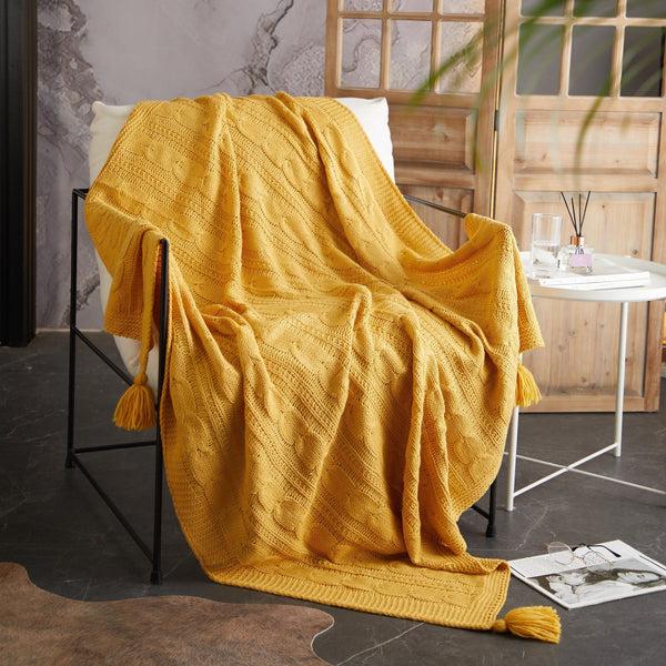 chic home Jorja Knitted Throw Blanket