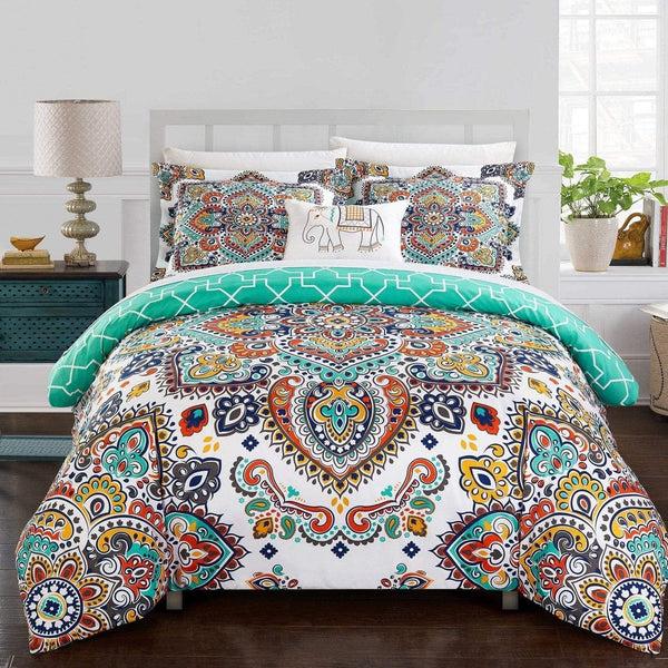 chic home Karen 4 Piece Boho Duvet Cover Set