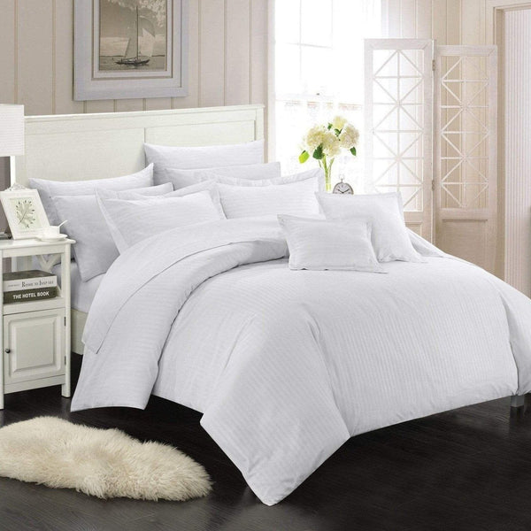 chic home Khaya 11 Piece Jacquard Comforter Set