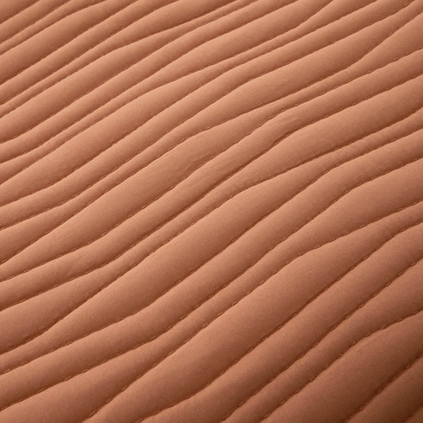 Chic Home Kyrie 3 Piece Stitched Wavy Quilt Set