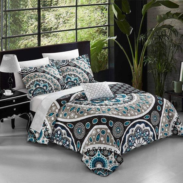 chic home Lacey 8 Piece Boho Duvet Cover Set