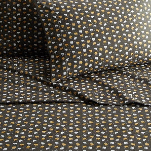 Chic Home Laroi 4 Piece Elephant Print Sheet Set