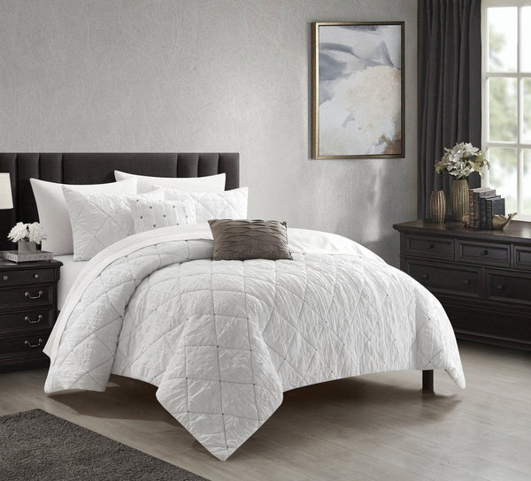 Chic Home Leighton 9 Piece Crinkle Comforter Set