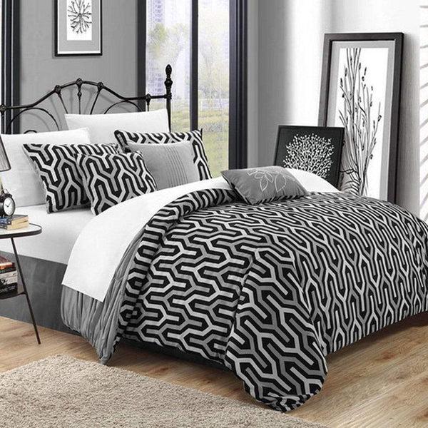 Chic Home Lessie 7 Piece Reversible Comforter Set