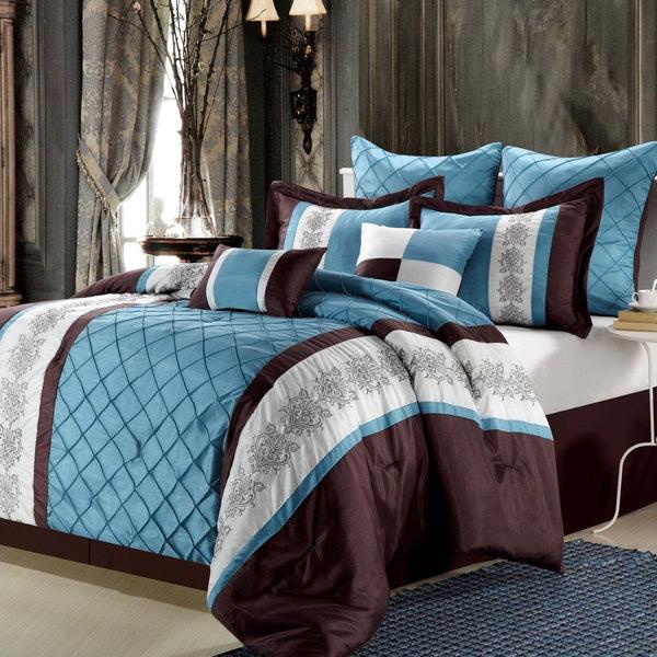Chic Home Livingston 12 Piece Floral Comforter Set