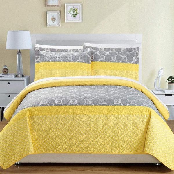 Chic Home Lori 7 Piece Reversible Quilt Set